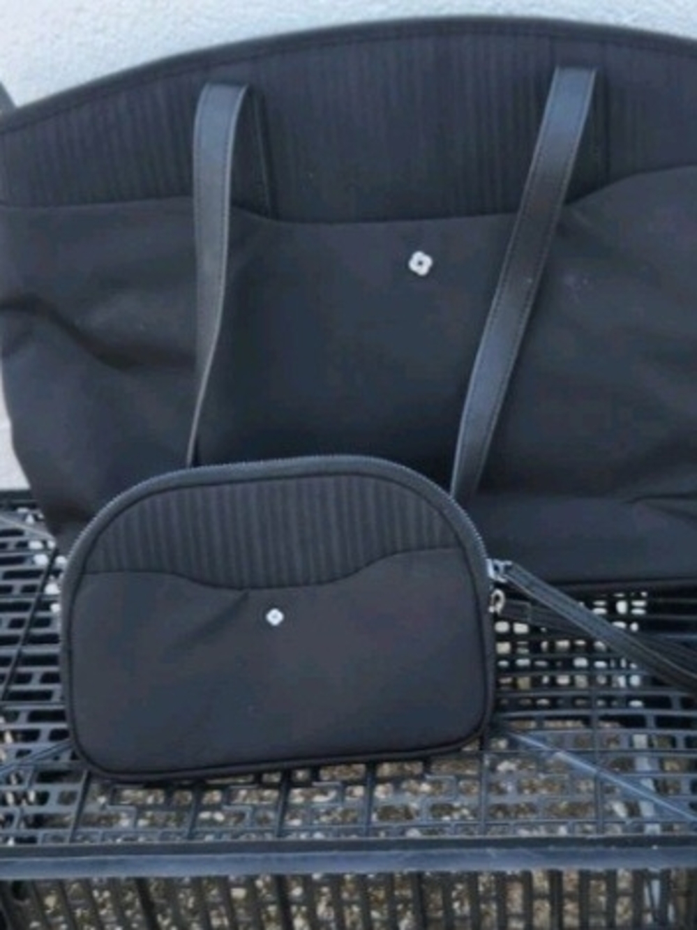 Samsonite Silhouette 18" Tote Laptop Travel Bag + Purce